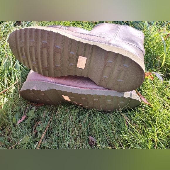 Vintage Herman Neoprene Oil Resistant Steel Toe Tan Brown Leather Boots size 9 - Picture 9 of 9